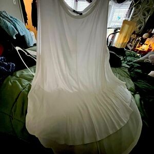 Lane Bryant Swing bright white casual top